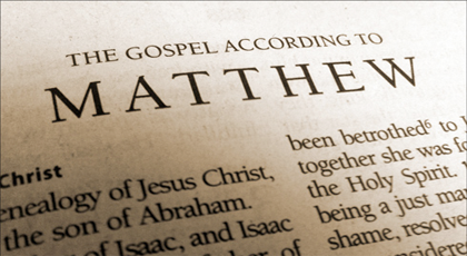Gospel of Matthew.